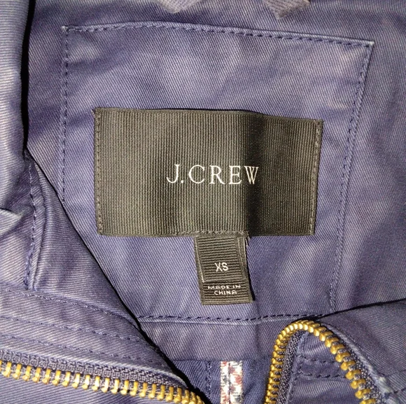 J. Crew Downtown Field Utility Military Relaxed boyfriend fit Jacket Siz…